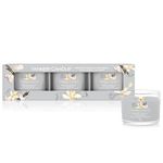 Yankee Candle Scented Candles Gift Set | Smoked Vanilla & Cashmere Filled Votive Candles | Soy Blend Wax Mix | 3 Count