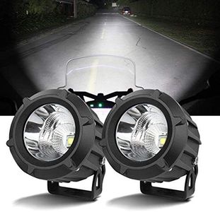 Chelhead Motorcycle Driving Lights, 3.5 Inch Round Led Fog Lights Motorcycle Auxliary Lights Compatible with Jeep Motorcycle, ATV, Car, SUV, UTV, Trucks, Tractor, VAN, RV, Trailer