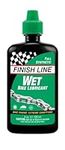 Finish Line Wet Bicycle Chain Lube, 4-Ounce Drip Squeeze Bottle