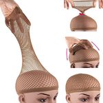 Dreamlover Wig Caps for Women, Hair Net for Wigs, Brown Wig Caps to Hold Wig in Place, 2 Pieces