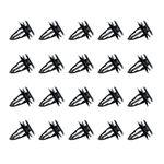 20 PCS Car Body Retainer Clips Set Tailgate Handle Rod Clip for MG ZS MG3, Rear Boot Load Cover Parcel Shelf String Cord Clips Retainer