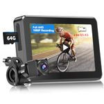 PARKVISION Bike Camera with Recording Function, Bicycle Mirror Camera Recorder with 4.3" AHD 1080P Monitor, 360° Adjustable Cycle Mirror with Excellent Visibility Bike Handlebar