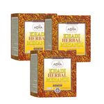 Khadi Organique Herbal Mehndi for Hair Colour & Hair Care|Healthy, Voluminous & Nourished Hair, Pack of 3 (240g) - Brown