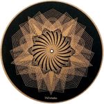 Taz Studio: Premium Turntable Slipmat Proves Sound Quality With Better Grip [3mm]- Psychedelic Art light