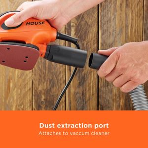 BLACK+DECKER Mouse Detail Sander 55W – Compact Handheld Electric Tool