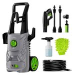 Electric Pressure Washer, Power Washer Fences, Patios, Decks, Driveways and Car Wash with 23FT Hose, Foam Cannon 4200 PSI 2.6 GPM High Pressure Washers