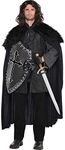 Amscan Adult Furry Cloak, Black