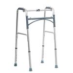 KosmoCare Premium Imported Light weight Aluminum Height Adjustable Reciprocal Folding Walker (Silver - reciprocal)