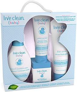 Live Clean Baby Gentle Moisture Baby Essentials Gift Set, 4 Count