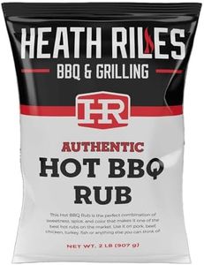 Heath Riles BBQ Rub - Hot BBQ Seasoning Rub, Champion Pitmaster Recipe, Legendary BBQ Rubs For Smoking & Grilling, 70+ BBQ Championships, 2 lb./32 oz.