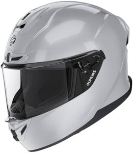OUMURS 361S Full Face Motorcycle Helmet DOT ECE 22.06 Certified, Adult Street Bike & Scooter Helmet for Men Women with Dual Visors (Clear + UV), Anti-Fog Insert, Coolmax Liner, Balaclava & Carry Bag