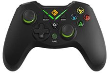 Cosmic Byte C3070W Nebula 2.4G Wireless Gamepad for PC supports Windows XP/7/8/10/11, Sensitive Triggers, Upgraded with USB C Port, Rubberized Texture (Black)