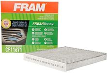 FRAM CF11671 Fresh Breeze Cabin Air Filter with Arm & Hammer Baking Soda, for Select Mazda and Ram Vehicles, white