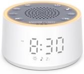 Dreamegg White Noise Machine - D1 Nova Sound Machine for Baby Adult, 25 Soothing Sounds, 10 Night Lights, Dimmable Display, Ideal Sleep Aid for Heavy Sleepers Bedroom