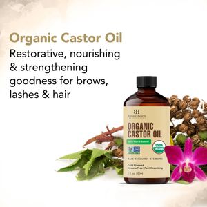 Botanic Hearth Castor Oil, 2oz – Cold Pressed, Organic, Hexane Free, Vegan
