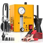 Smoke Machine Automotive Leak Detector with Built-in Air Pump, Pressure Gauge, Flow Meter, Vehicle Diagnostic Tool for Leaks Test in Vacuum,Fuel,EVAP & Other Cars System(Oil Not Included)