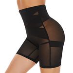 SIMIYA Tummy Control Knickers, High Waisted Shapewear for Women, Tummy Control Body Shaper Pants Shaping Underwear, Black M