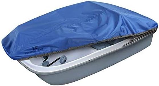 Explore Land Fade Resistant Pedal Boat Cover - Waterproof 600D Heavy Duty Outdoor 3 or 5 Person Paddle Boat Protector, Blue