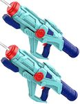 Water Pistol for Kids, 2 PCS Super Squirt Guns Water Soaker - 750ML High Capacity - 22" Big Size - 32ft Long Shooting Range- Summer Water Toy for Boys Girls & Adults Outdoor Pool/Garden Fighting