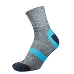 1000 Mile Approach Repreve Double Layer Sock Navy Marl Kingfisher M