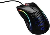 Glorious Gaming Mouse - Glorious Model D Honeycomb Mouse - Superlight RGB PC Mouse - 68 g - Glossy Black Wired Mouse