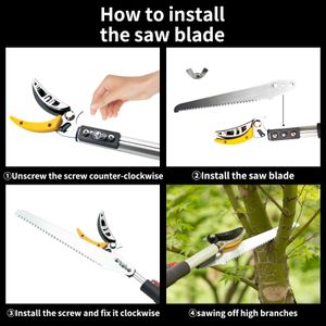 FLORA GUARD Extendable Tree Pruner – Telescopic Garden Tool