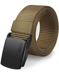 FAIRWIN Belt Men Golf Nylon Casual Web Tactical Canvas Belts Jeans Ceinture Homme Work Heavy Duty Military Metal Buckle