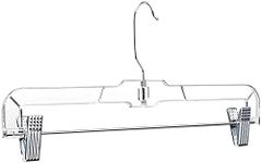 HXX Clear Plastic Skirt Hangers wit