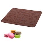 beicemania Macaroon mat Silicon Baking mat macroon Baking mat Macaron Baking mat Bear Heart Penguin Brown BPA Free Biscuits Cookies