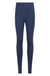 Mountain Warehouse Talus Women Thermal Baselayer Pants - Lightweight, Breathable & Quick Drying Ladies Leggings - for Travel, Hiking, Camping, Skiing, Snowboard Navy Women's Size 8