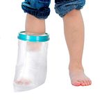 DOACT Kids Leg Cast Cover for Shower Bath, Waterproof Cast Protector for Foot, Keep Cast Bandage Dry, Watertight Cast Bag for Wound Foot Ankle Orthopedic Boot, Leg 31cm