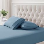 King Size Flannel Pillowcases Set of 2 - Ultra Soft Flannel Pillowcases Set Cozy & Breathable Pillow Cases King Size Set of 2 - Heavyweight & Durable, King, Teal