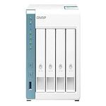 QNAP TS-431K 4 Bay Desktop NAS Enclosure - 1GB RAM, Annapurna Labs 4-core, 1.7GHz Processor - for reliable high performance home and personal cloud storage