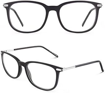 CGID Fake Glasses Clear Lens Non-Prescription Retro Fashion Frame UV400 Protection Men Women CN79