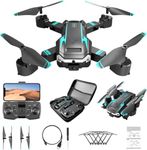 WEADFAX-Drone-with-4K-Camera-WiFi-FPV-1080P-HD-Dual-Foldable-RC-Drone-Altitude-Hold-Headless-Mode-Visual-Positioning-Auto-Return-App-Control (A8)