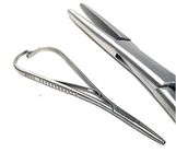 Mathieu Pliers 5.5" (14cm) Needle Holder Driver, Ligature Separator Placer, Orhtodontic Pliers, Lace Back Tightener (Pack of 1)