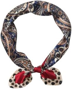 Lourny Bandanas for Men 35" Silk Scarf – Mens Accessories Satin Neck Scarf