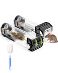 Humane Mouse Traps for Indoors, High Sensitive Live Mice Traps, Catch and Release Mouse Traps That Work, Reusable Mice Trap Catcher, No Kill, for Home, Indoor, Outdoor