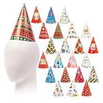 TWIDDLERS - 24 Assorted Festive Party Hats, Kids & Adults - Christmas Party Hats, Photo Props - 20cm x 15cm