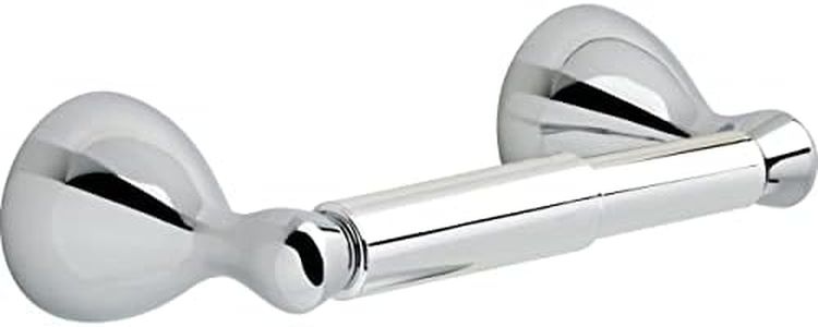 Delta Faucet FNDS50-PC Foundations Toilet Paper Holder, Polished Chrome