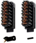 Frogger Golf Brush Head and Groove Cleaner Replacement for BrushPro (Bronze & Nylon Brush)