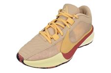 NIKE Zoom Freak 5 Mens Basketball Trainers DX4985 Sneakers Shoes (UK 7.5 US 8.5 EU 42, Fossil Stone Celestial Gold 200)