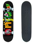 Enjoi Flowers Resin Complete Skateboard - Black 8"