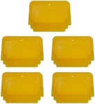 KREFINISH Body Filler Spreaders (3 Sizes, 15Pieces) - Yellow Reusable Plastic Spreader Auto Body Spreader for Automotive Fillers, Putties, Glazes, Caulks and Paint