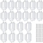 20 PCS BE1-2 Electrical Outlet Box Extenders with 40PCS Screws, (1-Gang) Electrical Power Single Gang Box Extender Electric Box Extender 1 Gang Power Switch Receptacles Accessories