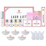 2024 Upgraded Lash Lift Kit, Professional Semi-Permanent Curling Eyelash Perm Kit Suitable for Salon & Home Use