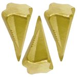 SPARES2GO Diamond Shape Log Splitter Wood Wedge (Pack of 3)