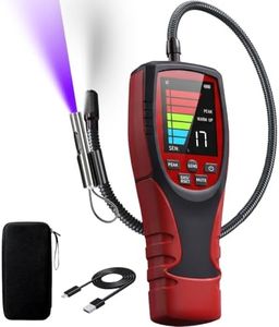 HVAC Refrigerant & Combustible Leak Detector [2025 Upgrade], Aprvtio ALD-200 PRO Freon Leak Detector, 2.6' Large Screen, Freon Sniffer Teater Visual and Audible Alarm for R134a R410a R454B