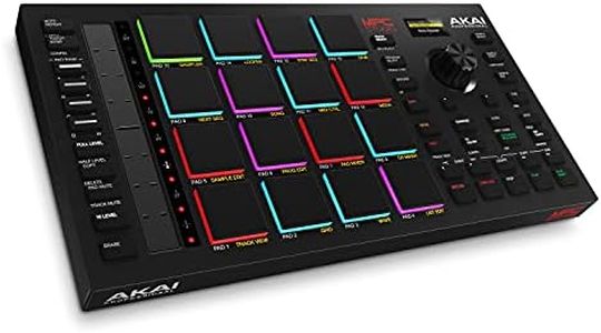 Akai Professional MPC Studio MIDI Controller Beat Maker with 16 Velocity Sensitive RGB Pads, Full MPC 2 Software, assignable Touch Strip & LCD Display