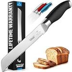 Zulay Serrated Bread Knife - Stainl